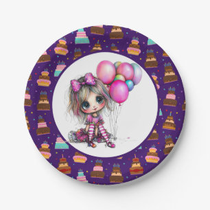 Prato De Papel Birthday Girl
