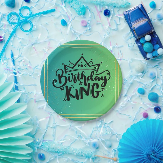 Prato De Papel Birthday King Paper Plates (Festa)