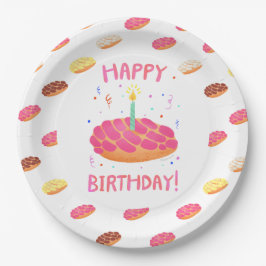 Prato De Papel Birthday Pan Dulce Concha