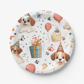 Prato De Papel Birthday Puppy Party Bowl