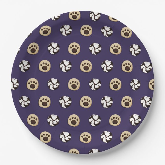 Prato De Papel Biscoitos (Frente)