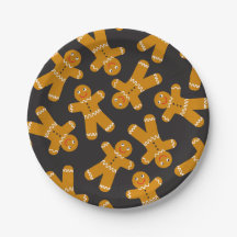 Biscoitos de pão-duro em preto