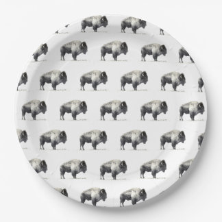 Prato De Papel Bisonte americano