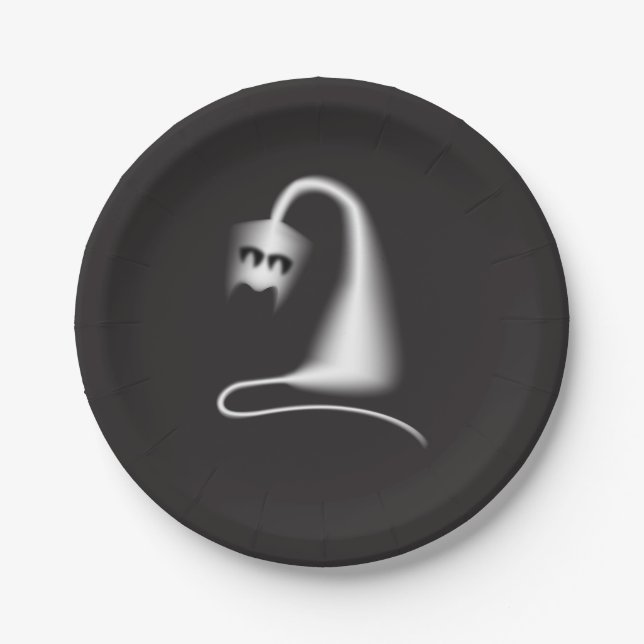 Prato De Papel Black ghost cat (Frente)