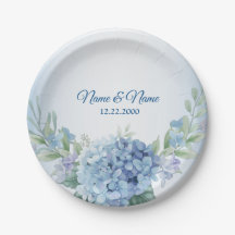Blue Floral Herbal Dusty Party