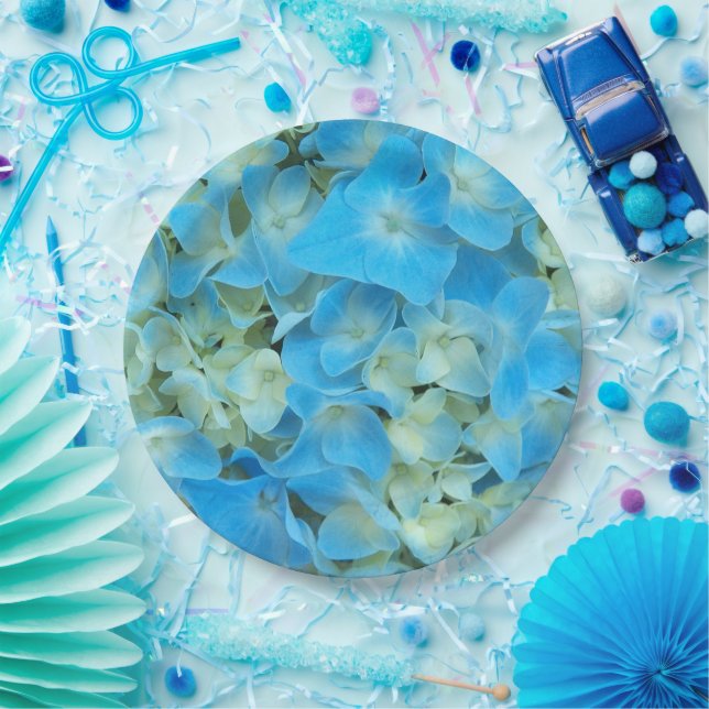 Prato De Papel Blue French Hydrangea Floral (Festa)