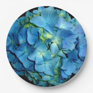 Prato De Papel Blue Hydrangeas fotografia floral azul