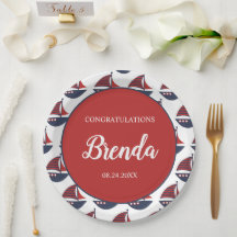 Blue & Red Nautical Baby Shower