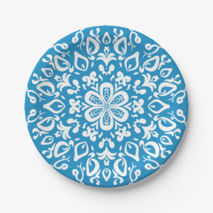 Prato De Papel Bluebird Mandala