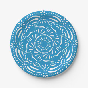 Prato De Papel Bluebird Mandala