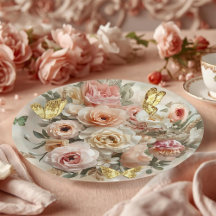 Blush Garden Roses Galentine Tea Party Florals