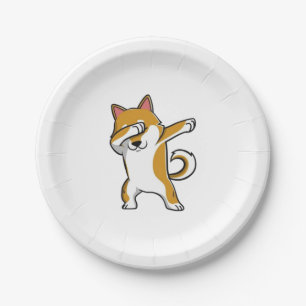 Prato De Papel Boba Shiba Boba Shiba Boba Shiba