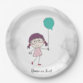 Prato De Papel Boca-Cola-d-água-branca Elegante