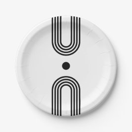 Prato De Papel Boho celestial Sun