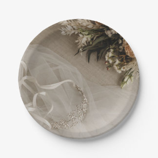 Prato De Papel Boho Chic Bridal Hair Accessory Wedding Paper Plat