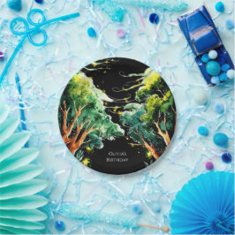 Prato De Papel Boho Forest Woodland Birthday
