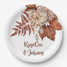 Boho Vintage Autumn Terracotta Casamento Floral