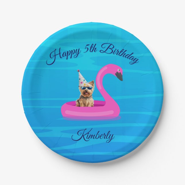 Prato De Papel Boia Personalizada para Cachorro (Frente)