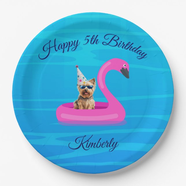 Prato De Papel Boia Personalizada para Cachorro (Frente)