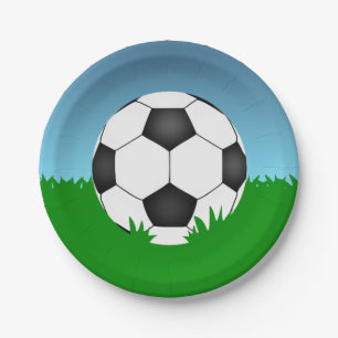 Prato De Papel Bola de futebol