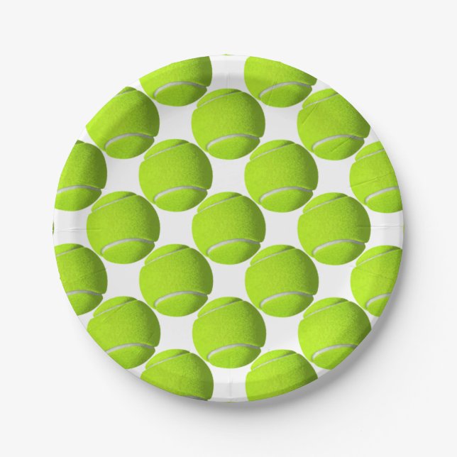 Prato De Papel Bola de Tênis (Frente)