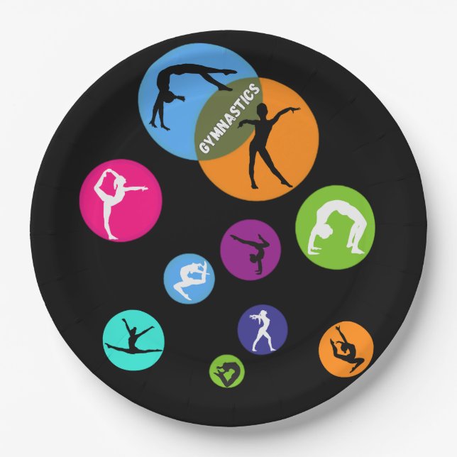 Prato De Papel Bolha de ginástica (Frente)