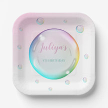 Bolhas de Aquarela Aniversário