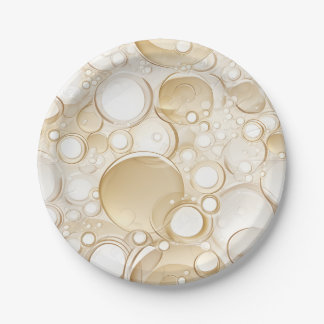 Prato De Papel Bolhas de Champanhe Celebração de Placas de Papelã