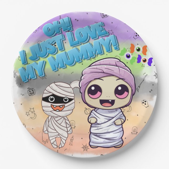 Prato De Papel Bom Dia das Bruxas! 👻 (Frente)