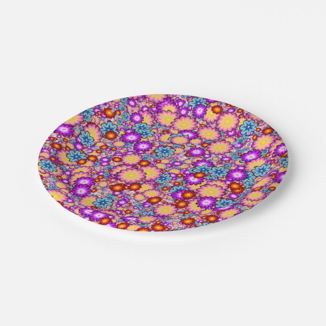 Prato De Papel bomba floral1 (Inclinado)