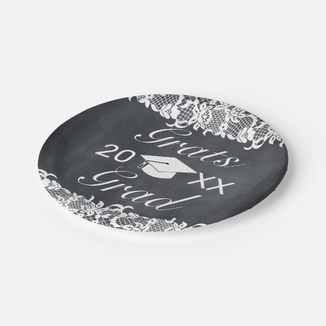 Prato De Papel Bonés de chapéu branco e de teclado branco (Inclinado)