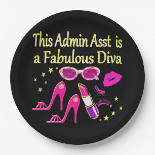 PRATO DE PAPEL BONITO ADMIN PINK ASST DIVA DESIGN