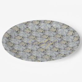 PRATO DE PAPEL BONITO BUQUÊ DE DAISIES BRIDAL PARTY MONOGRAMA