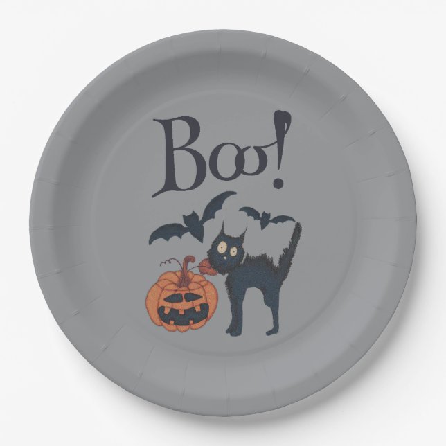 Prato De Papel Boo! (Frente)