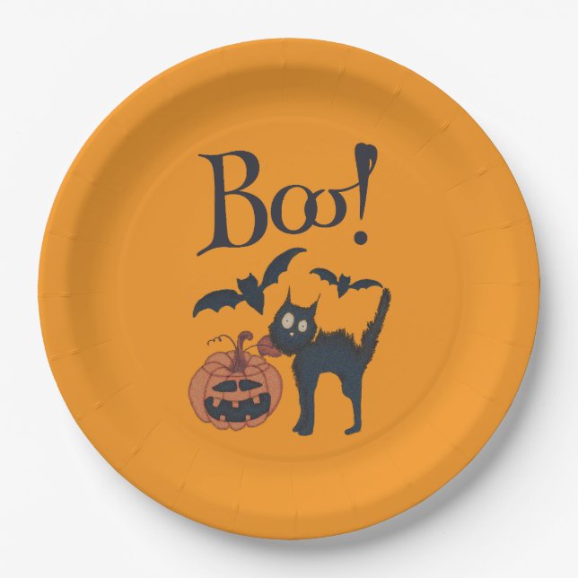 Prato De Papel Boo! (Frente)