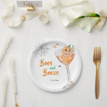 Boos e Booze Cocktail Festa de Halloween