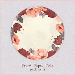 Prato De Papel Borboleta-borboleta-de-arte-popular doce