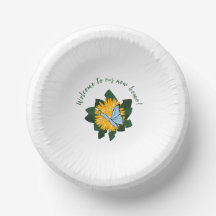 Borboleta do Dente-de-Leão Amarelo Bem-vindo à Nov