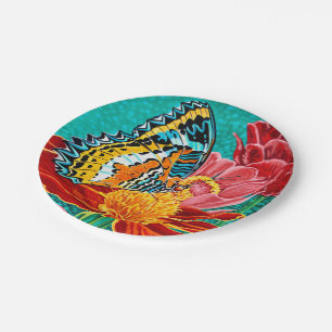 Prato De Papel Borboleta Posta I