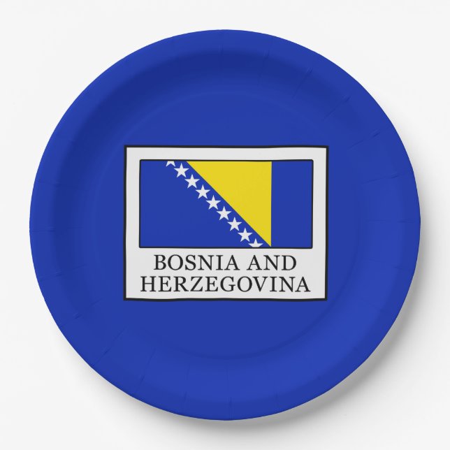 Prato De Papel Bósnia e Herzegovina (Frente)