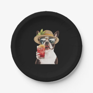Prato De Papel Boston Terrier