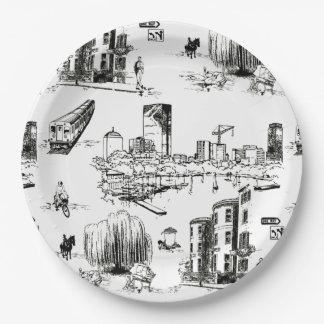 Prato De Papel Boston Toile