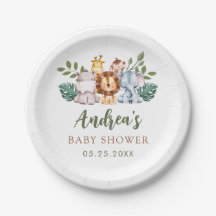 Boy Safari Jungle Paper Placas