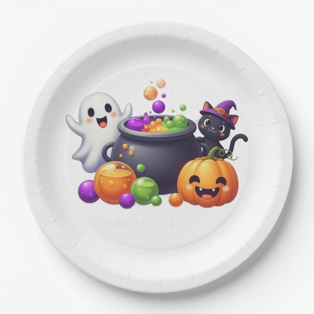 Prato de papel Brewing Baby (Frente)