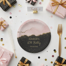 Brilho Dourado Champagne Rosa Glitter Abstrato Aqu