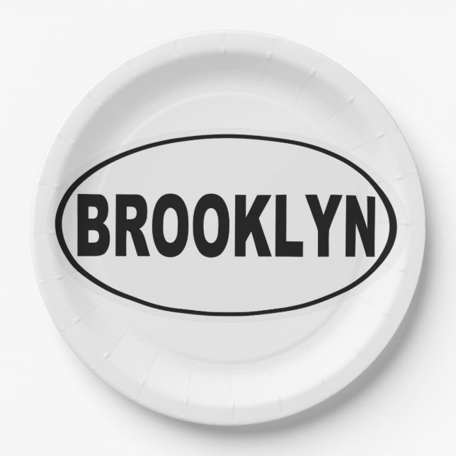Prato De Papel Brooklyn Nova York (Frente)