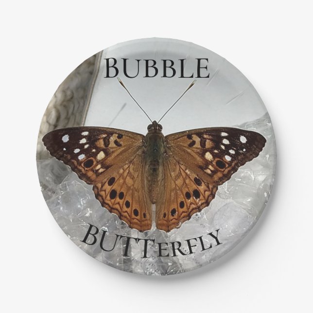 Prato De Papel Bubble BUTTerfly (Frente)