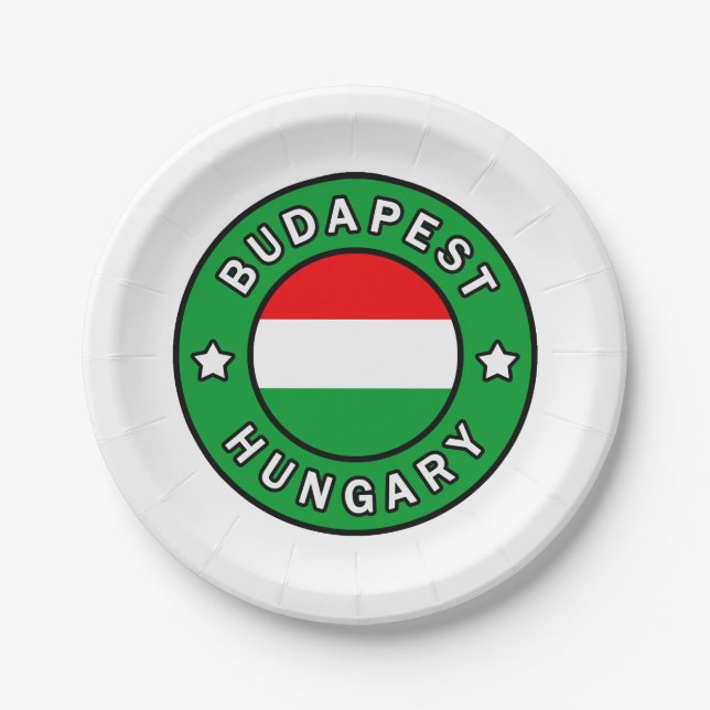 Prato De Papel Budapest Hungria (Frente)