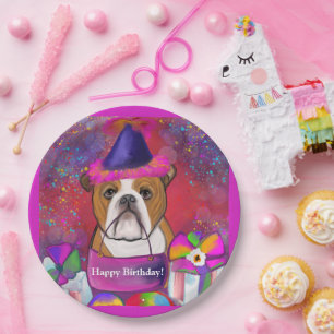 Prato De Papel Buldogue