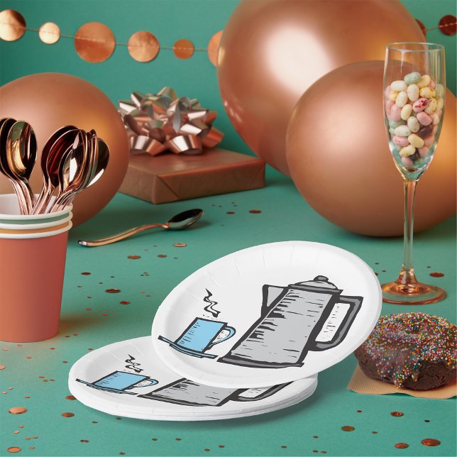 Prato De Papel Bule E Taça (Criador carregado)